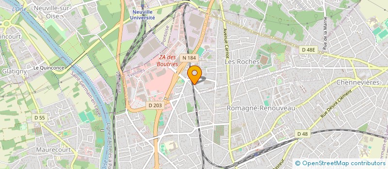 localisation de l'entreprise GODMUSE STUDIO SARL  CONFLANS-SAINTE-HONORINE