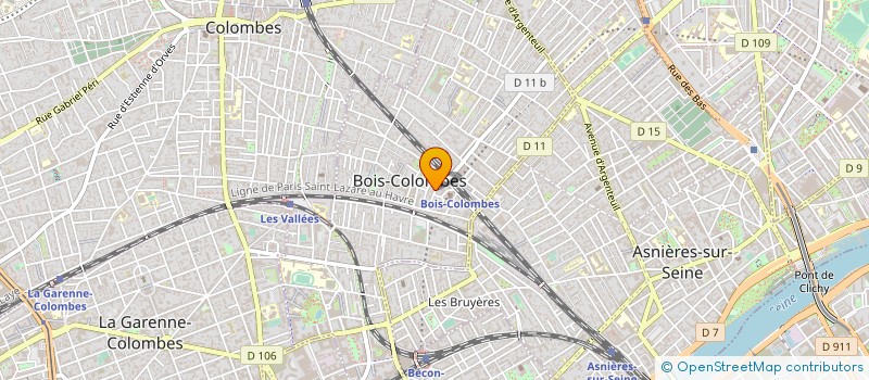 localisation de l'entreprise GODON à BOIS-COLOMBES