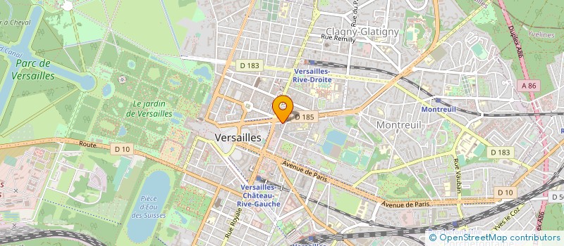 localisation de l'entreprise GODOT & FILS VERSAILLES à VERSAILLES