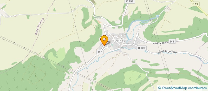 localisation de l'entreprise GODOTEAM HOLDING  DARCEY