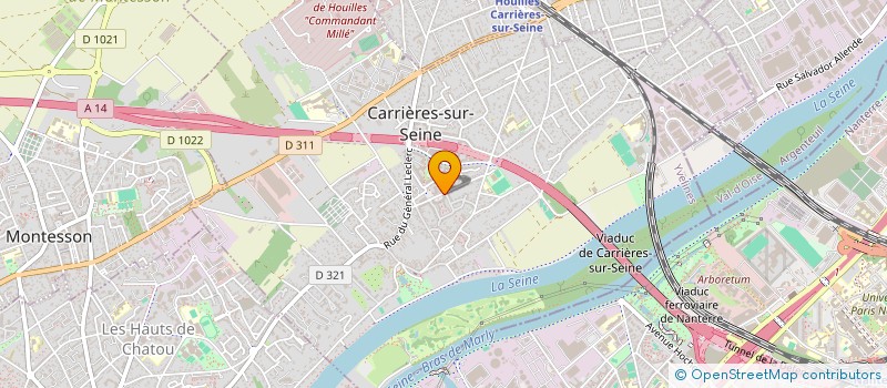 localisation de l'entreprise GODRILA  CARRIERES-SUR-SEINE