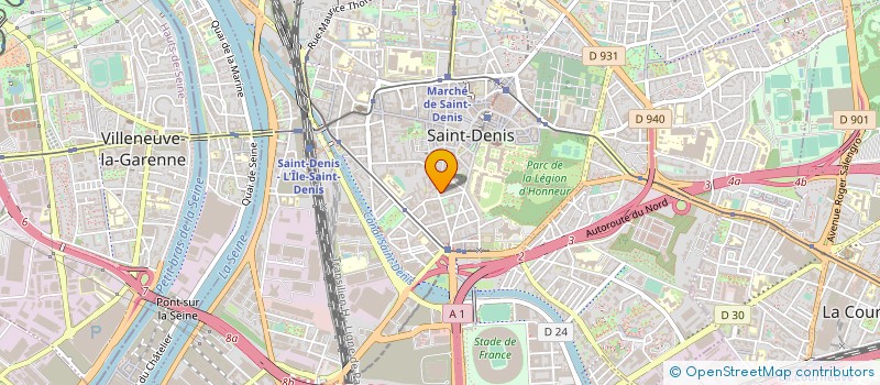 localisation de l'entreprise GODWILL (GW)  SAINT-DENIS