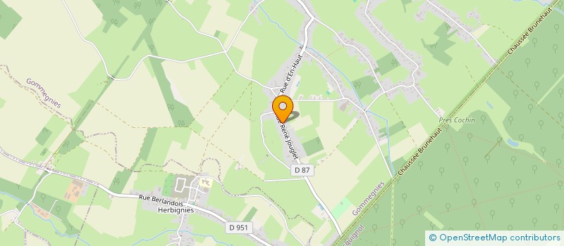 localisation de l'entreprise GODZI  GOMMEGNIES