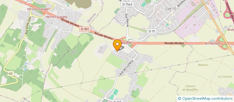 localisation de l'entreprise GOEL  BOUVIGNY-BOYEFFLES