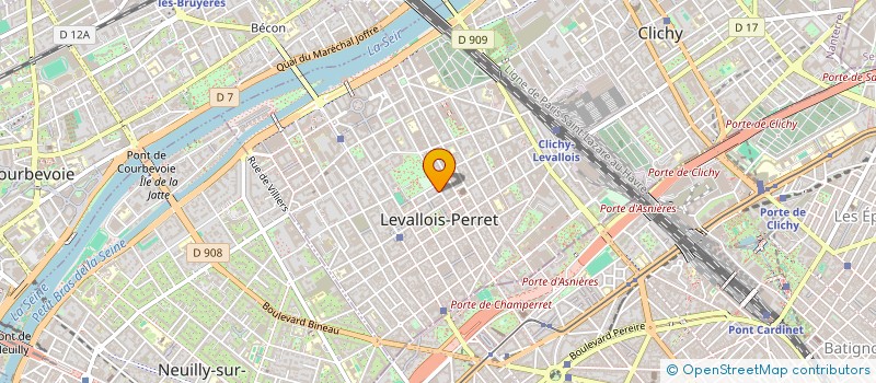 localisation de l'entreprise GOELAND à LEVALLOIS PERRET