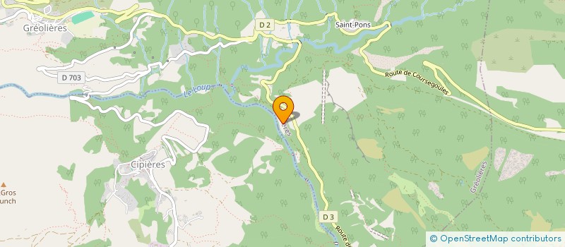 localisation de l'entreprise GOELANDY  GREOLIERES