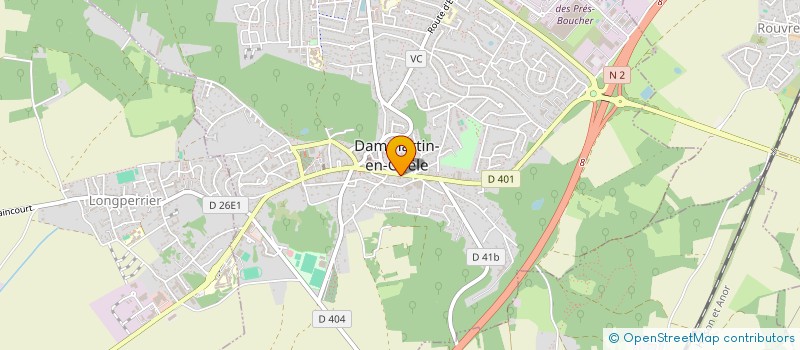 localisation de l'entreprise GOELE SERVICES à DAMMARTIN-EN-GOELE