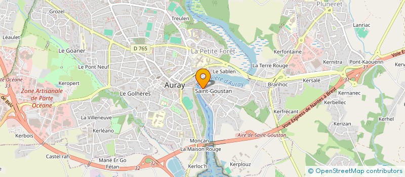 localisation de l'entreprise GOELETTE SAINT SAUVEUR à AURAY