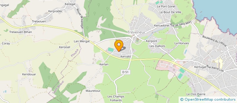 localisation de l'entreprise GOELO CONFORT  TREVENEUC