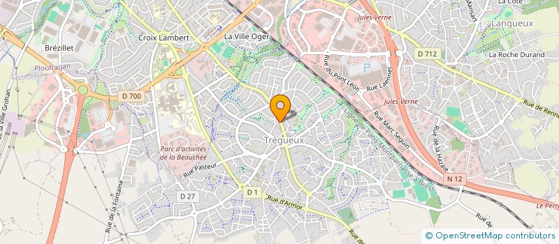 localisation de l'entreprise GOELO PENTHIEVRE EXTENSIONS  TREGUEUX