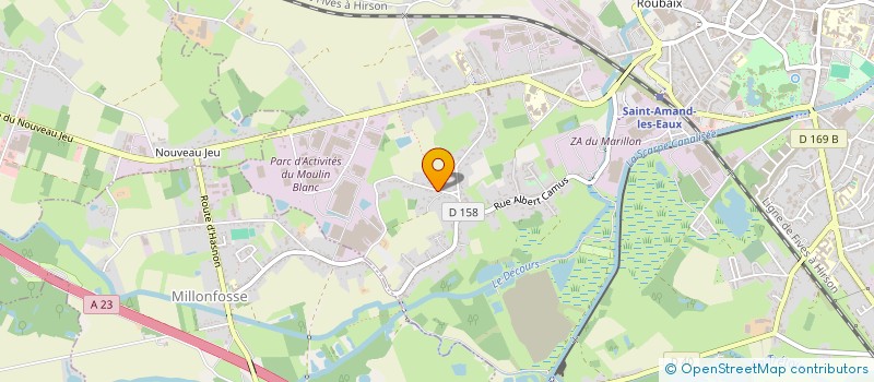 localisation de l'entreprise GOEMAN  SAINT-AMAND-LES-EAUX