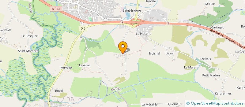 localisation de l'entreprise GOEMORENT à MUZILLAC