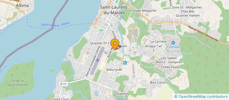 localisation de l'entreprise GOENWI DEEL à SAINT-LAURENT-DU-MARONI