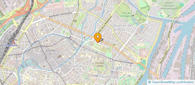 localisation de l'entreprise GOETHE PATRIMOINE  STRASBOURG