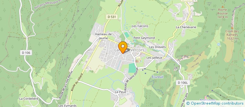 localisation de l'entreprise GOETSCHY  LANS-EN-VERCORS