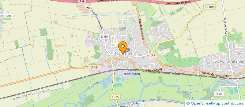 localisation de l'entreprise GOETZ & CO  HOCHFELDEN