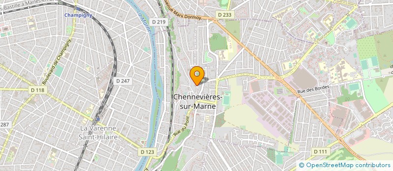 localisation de l'entreprise GOEURY JACQUES à CHENNEVIERES-SUR-MARNE