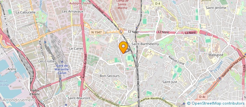 localisation de l'entreprise GOEVENTPROTECT à MARSEILLE