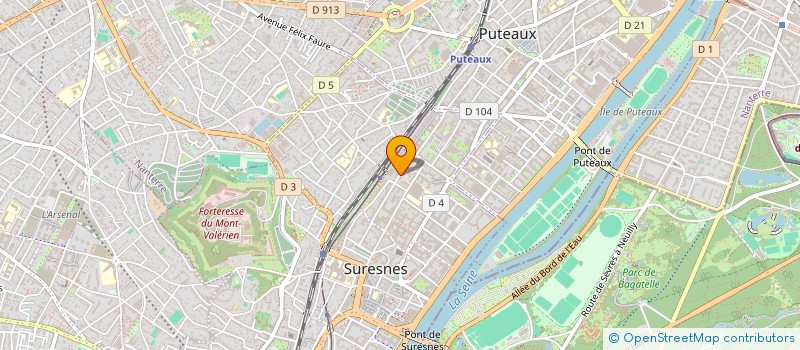 localisation de l'entreprise GOF HOLDING  PUTEAUX