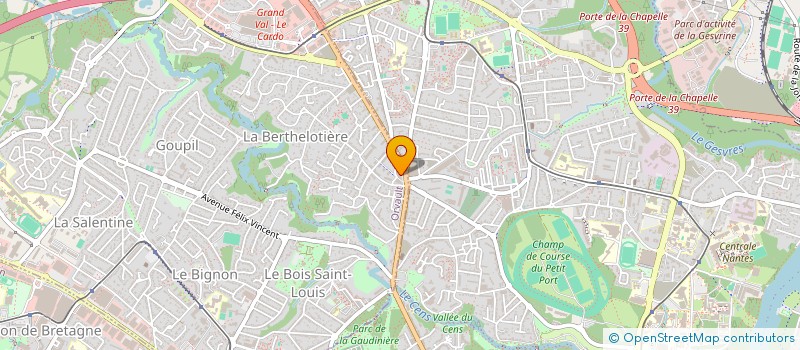 localisation de l'entreprise GOF ORVAULT à ORVAULT