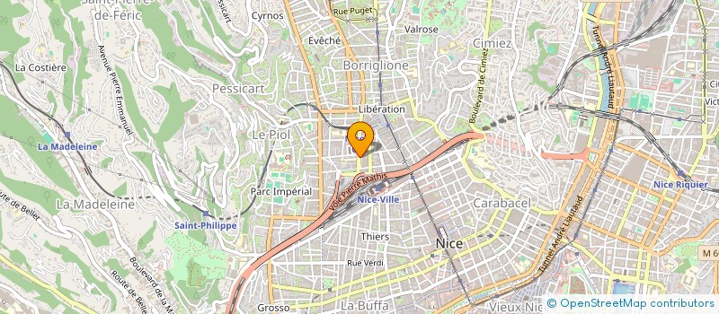 localisation de l'entreprise GOFAST à NICE