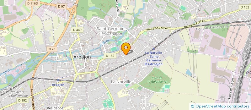 localisation de l'entreprise GOFAST'BARBERSHOP à ARPAJON