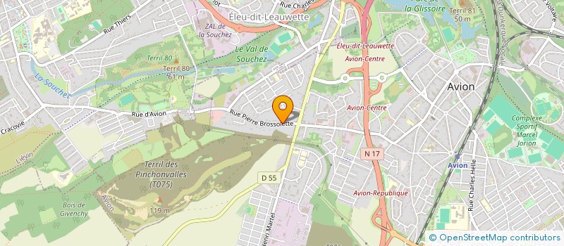 localisation de l'entreprise GOFAST-EUROPE à AVION
