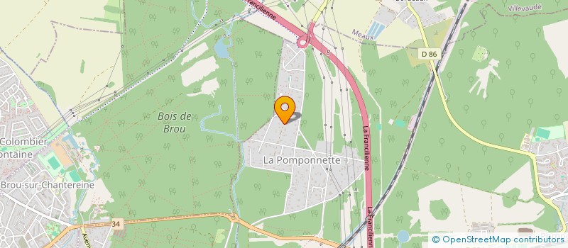 localisation de l'entreprise GOFFART AUTO  POMPONNE