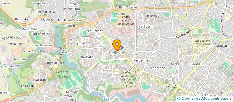localisation de l'entreprise GOFFAZ RECORD'S à BREST