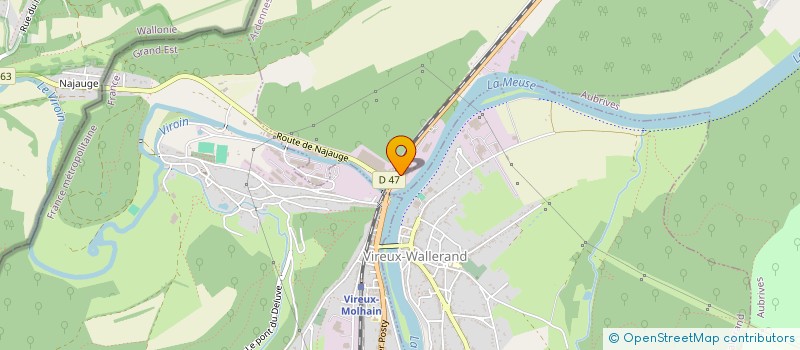 localisation de l'entreprise GOFFETTE FRERES ET COMPAGNIE  HIERGES