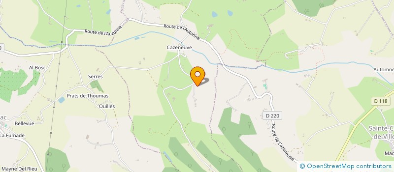 localisation de l'entreprise GOFFIN BUSINESS  ALLEZ-ET-CAZENEUVE