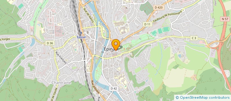 localisation de l'entreprise GOFFIN-KONYÁRI à EPINAL