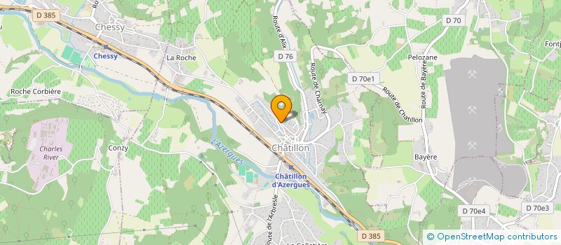 localisation de l'entreprise GOFFIN MAES  CHATILLON