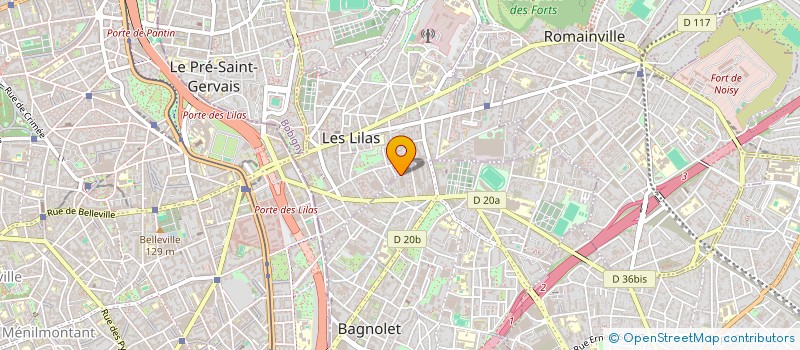localisation de l'entreprise GOFFMANN  BAGNOLET