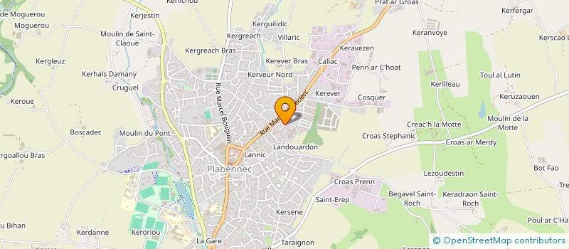 localisation de l'entreprise GOFIO  PLABENNEC