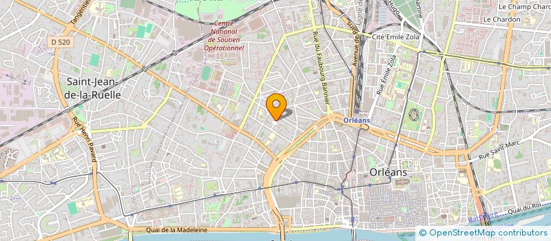 localisation de l'entreprise GOFRA INVESTISSEMENT à ORLEANS