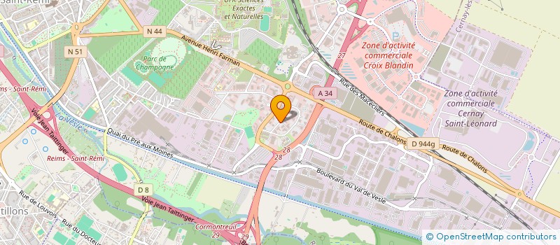 localisation de l'entreprise GOFRET  REIMS