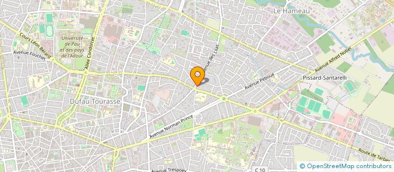 localisation de l'entreprise GOGAM TABAC à PAU