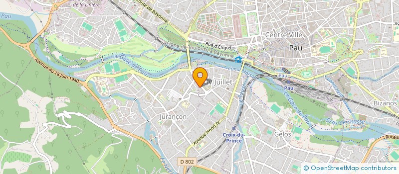 localisation de l'entreprise GOGAM2 à PAU