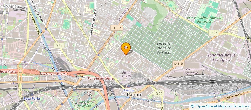 localisation de l'entreprise GOGAN  PANTIN