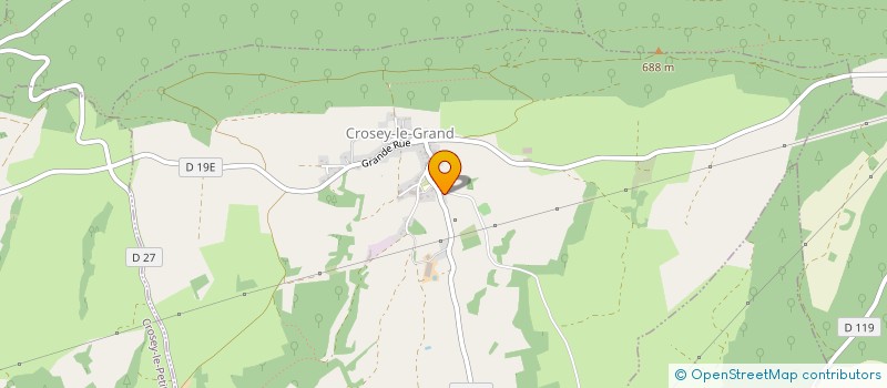 localisation de l'entreprise GOGAND  CROSEY LE GRAND