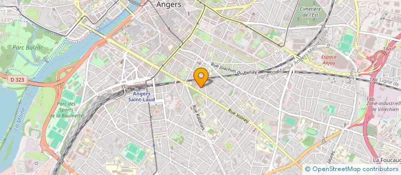 localisation de l'entreprise GOGANES à ANGERS