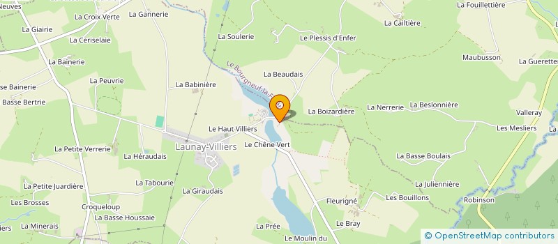 localisation de l'entreprise GOGIK à LAUNAY-VILLIERS