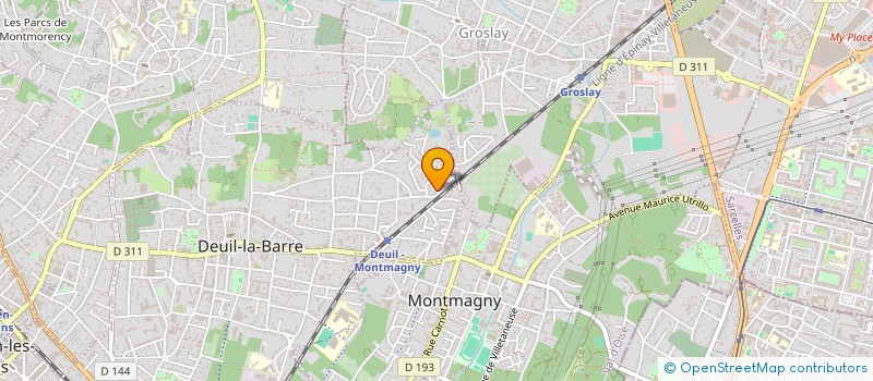 localisation de l'entreprise GOGNE  DEUIL-LA-BARRE