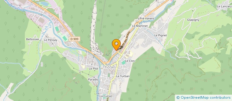 localisation de l'entreprise GOGOFIRM à THONES