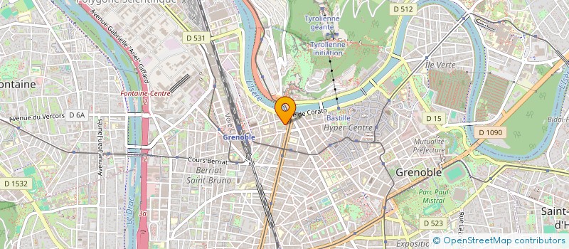 localisation de l'entreprise GOGOGROOVE à GRENOBLE