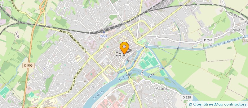 localisation de l'entreprise GOGUEL/DOMAIN à DOLE