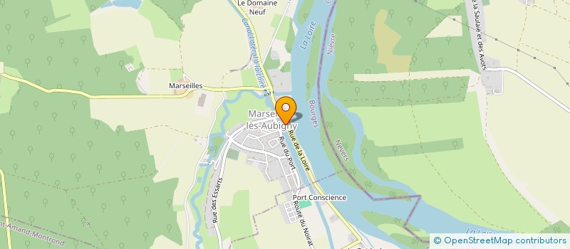 localisation de l'entreprise GOGUILLON & FILS  MARSEILLES-LES-AUBIGNY