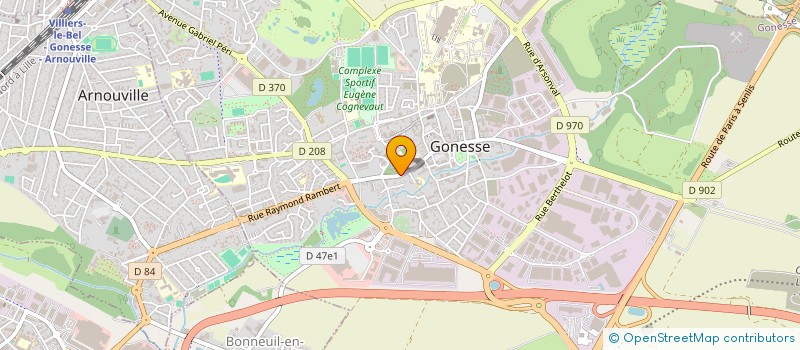 localisation de l'entreprise GOGY à LE THILLAY