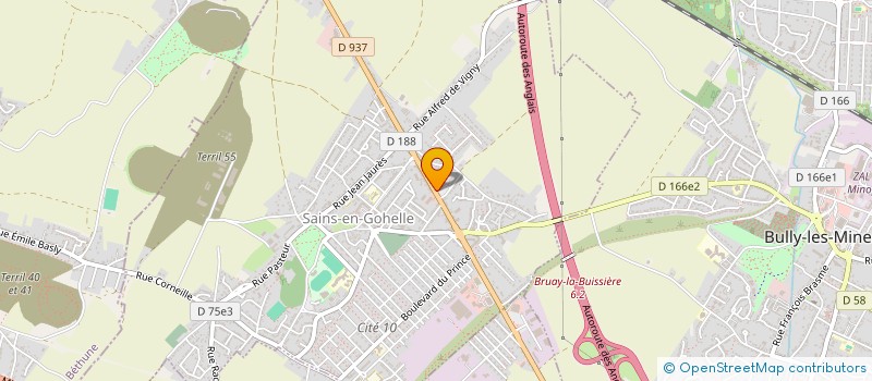 localisation de l'entreprise GOHELLE PV à SAINS-EN-GOHELLE